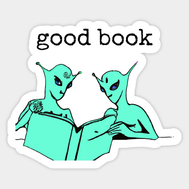 good book Sticker by Age of Apollo